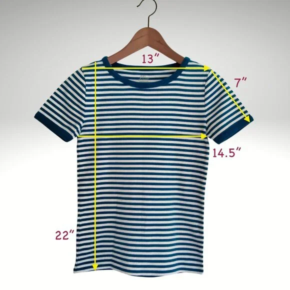 J. Crew Perfect-Fit Striped Ringer Tee - Picture 5 of 5